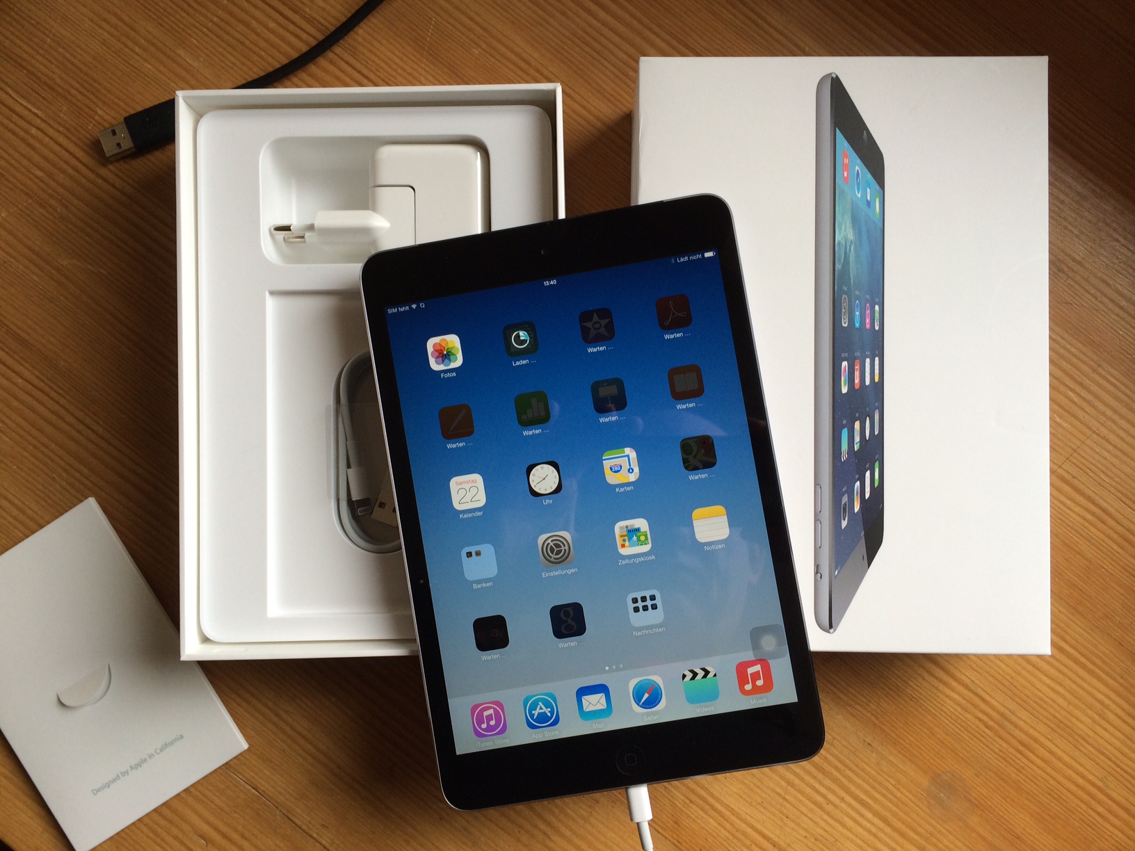Verkaufe Apple iPad Mini Retina 128GB - LTE - space grau